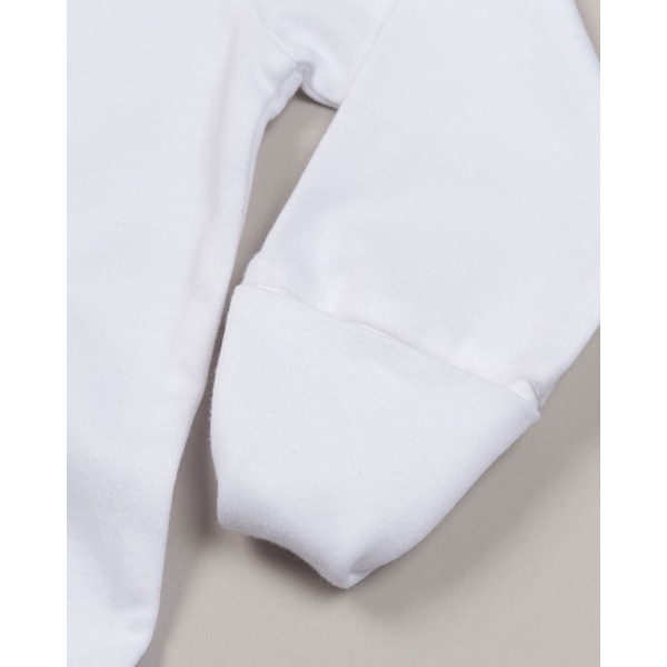 Babybugz Baby Unisex Ekologisk Bomull Kuvert Hals Sovsäck 6-1 White 6-12 Months