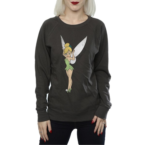 Tinkerbell Dam/Kvinnor Klassisk Sweatshirt S Ljus Grafit Light Graphite S