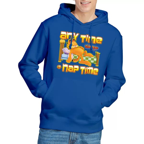 Garfield Herr Sovstund Huvtröja M Kungsblå Royal Blue M