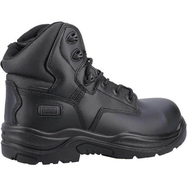 Magnum Unisex Adult Responder Grain Leather Side Zip Safety Boots Black 3 UK