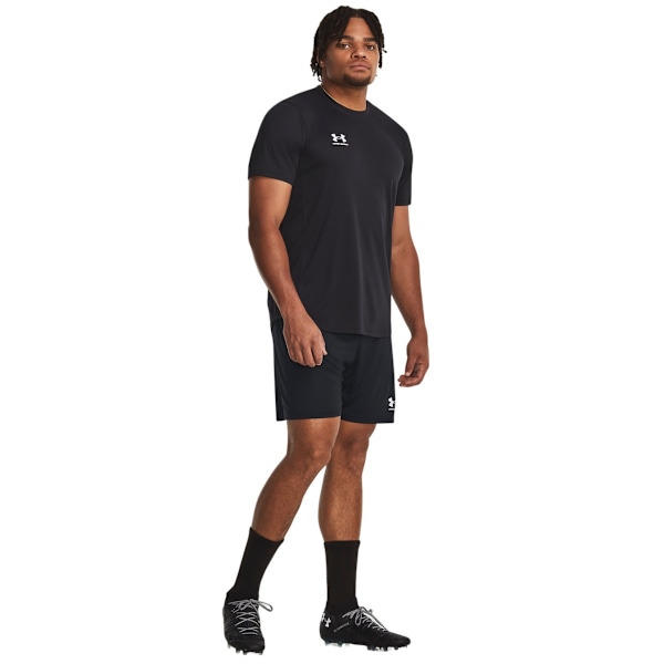 Under Armour Herr Challenger Stickade Shorts M Svart/Vit Black/White M
