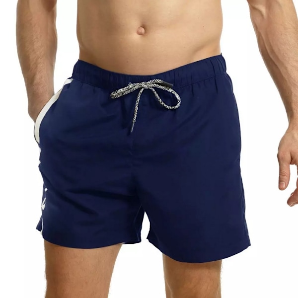 RIPT Essentials Herr Badshorts L Marinblå/Vit Navy/White L