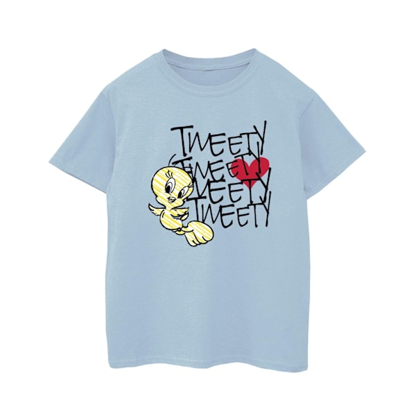 Looney Tunes Pojkar Tweety Love Heart T-shirt 3-4 år Baby Blue Baby Blue 3-4 Years