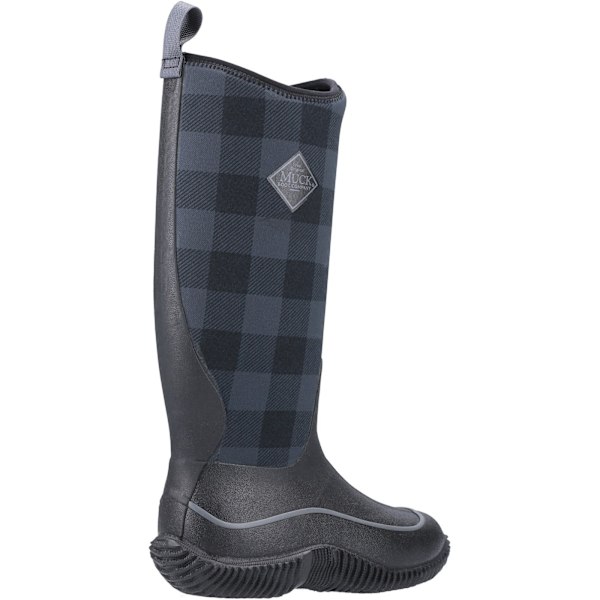 Muck Boots Dam/Dam Hale Wellington Stövlar 6 UK Svart/Grå P Black/Grey Plaid 6 UK