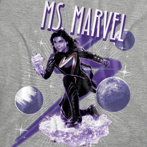 The Marvels Dam/Dam Ms Marvel Comic Heather T-shirt M Ath Athletic M