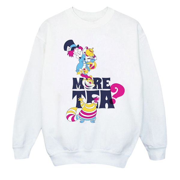 Disney Boys Alice In Wonderland More Tea Sweatshirt 12-13 År White 12-13 Years