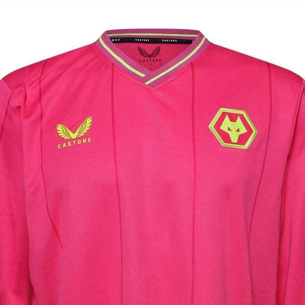 Castore Herr Wolves Långärmad Målvaktströja L Rödbetslila Beetroot Purple L