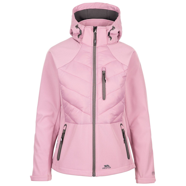 Trespass Elvira Soft Shell-jacka för damer, XXL, lila Lilac XXL