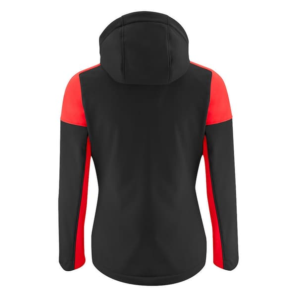 Printer Dam/Dam Prime Soft Shell Jacka L Svart/Röd Black/Red L