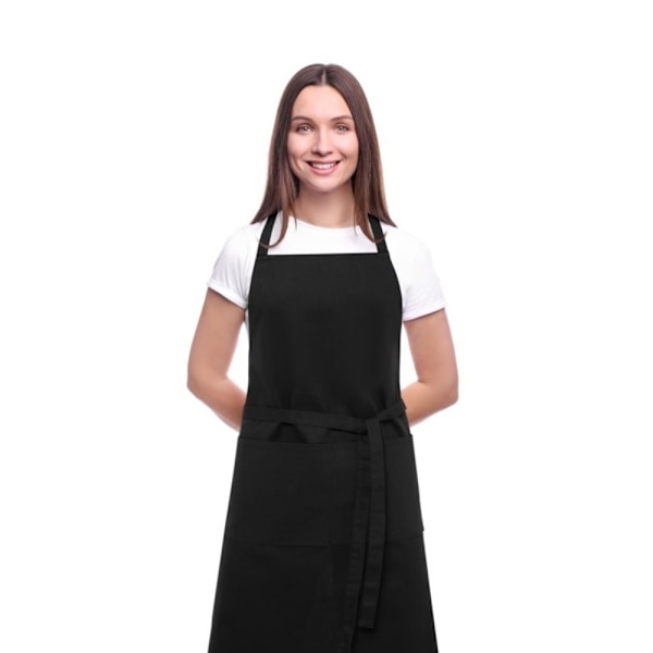 Bullet Ekologisk Bomulls Förkläde En Storlek Solid Svart Solid Black One Size