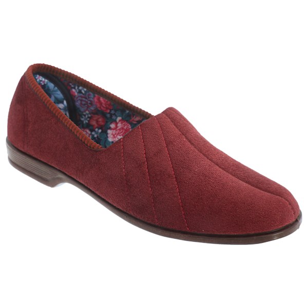 Sleepers Dam/Dam Audrey III Rulltopp Velours Tofflor 8 UK Regal 8 UK