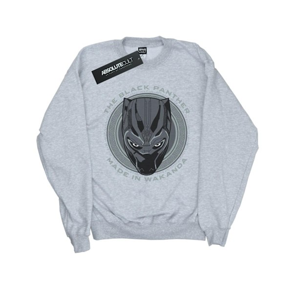 Marvel Boys Black Panther Made in Wakanda Sweatshirt 9-11 år Sports Grey 9-11 Years