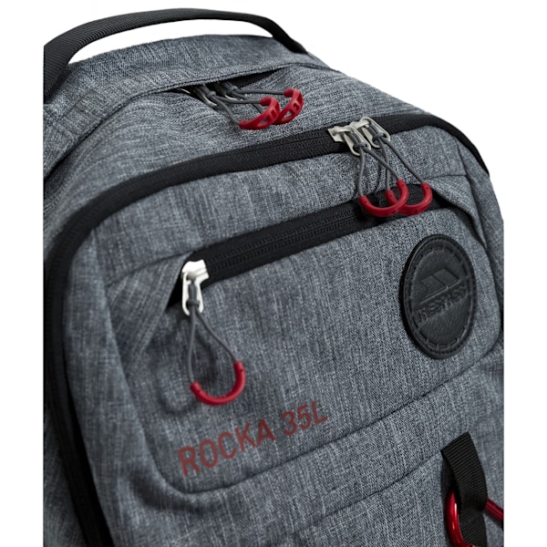 Trespass Unisex Rocka Multifunktionell Ryggsäck One size Grå Grey One size
