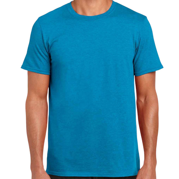 Gildan herr kortärmad mjuk t-shirt 3XL antik safir Antique Sapphire 3XL