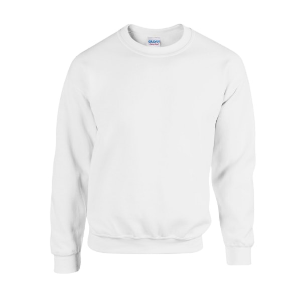 Gildan Herr Heavy Blend Sweatshirt L Vit White L