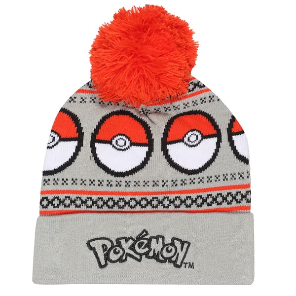 Pokemon Pokeball Akryl Mössa One Size Grå Grey One Size