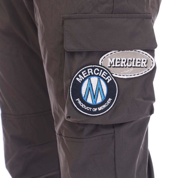 Mercier Herr Badge Cargo Byxor L Grå Grey L