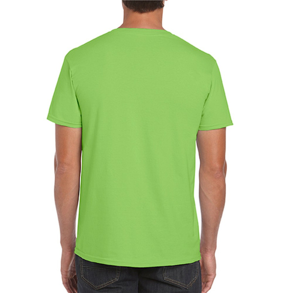Gildan Herr Soft Style Ringspun T-shirt M Lime Lime M