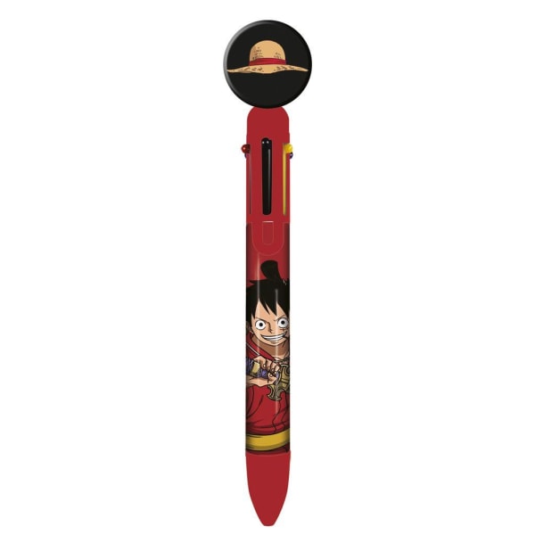 One Piece Wano Monkey D. Luffy Flerfärgad Penna One Size Röd/B Red/Black One Size