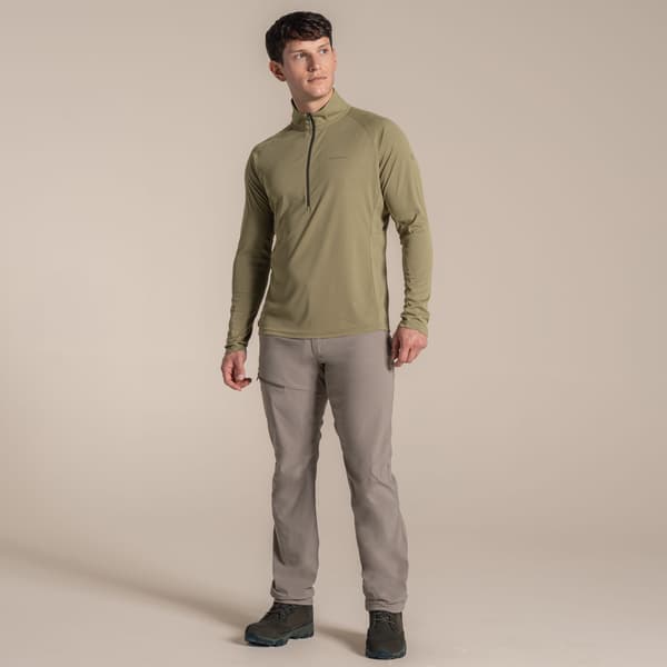 Craghoppers Herr Nosilife Half Zip Pullover S Kardemumma Cardamom S
