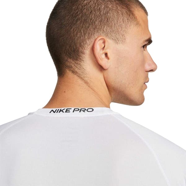 Nike Herr Dri-FIT Åtsittande Långärmad Träningsunderställströja M White/Black M