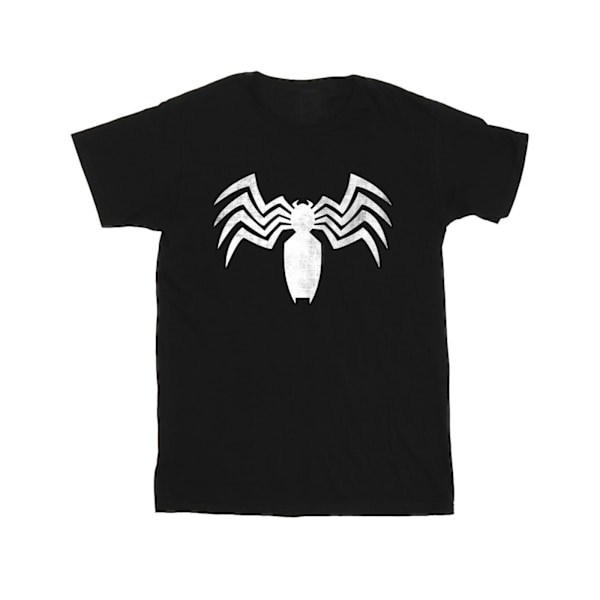 Marvel Boys Venom Spider Logo Emblem T-shirt 5-6 år Svart Black 5-6 Years