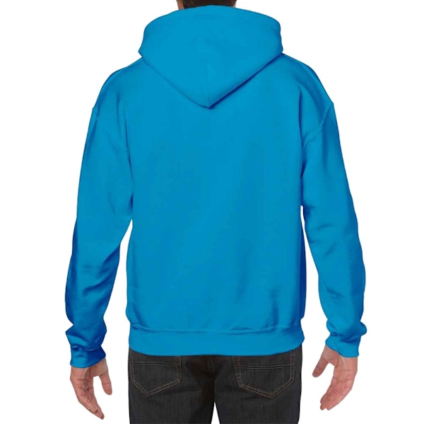 Gildan Herr Hoodie XXL Safirblå Sapphire Blue XXL