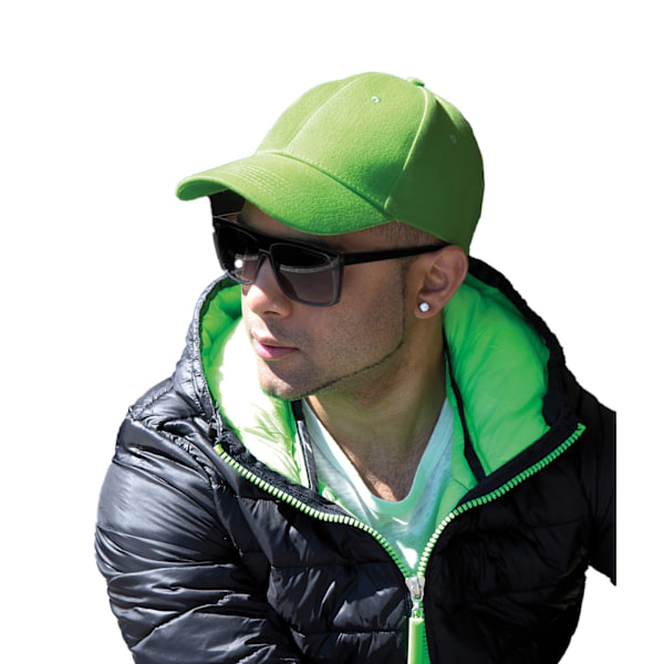 Result Headwear Unisex Vuxen Memphis Borstad Bomullskeps En Storlek Emerald One Size