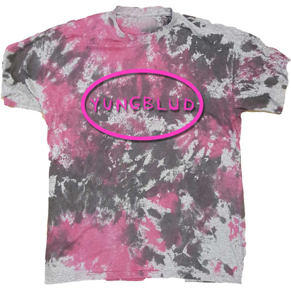 Yungblud Unisex Oval Logo T-shirt L Grå Grey L