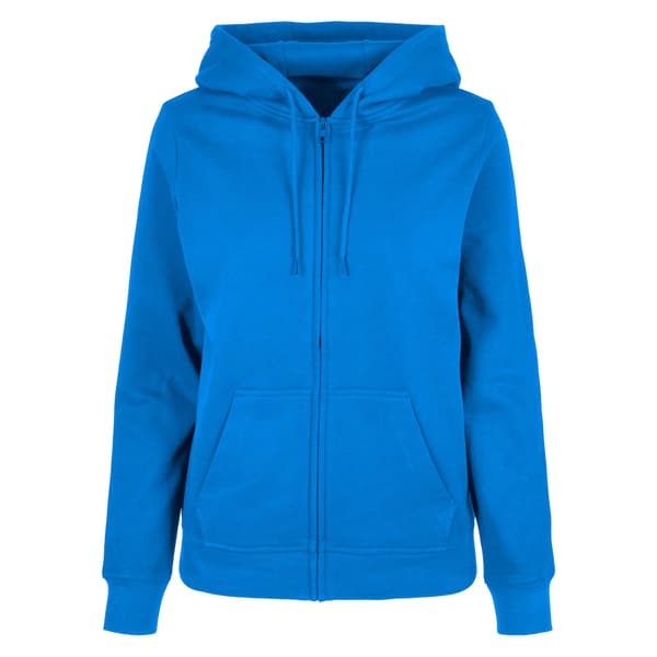 Build Your Brand Dam/Dam Basic Full Zip Hoodie S Gräs Grön Grass Green S