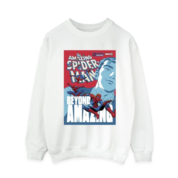 Marvel Womens/Ladies Spider-Man Beyond Amazing Cover Sweatshirt White L