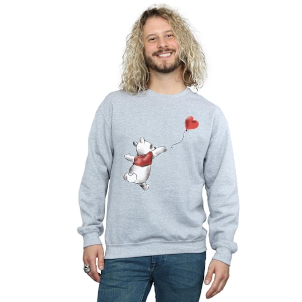 Winnie the Pooh Herr Ballong Sweatshirt L Sports Grey Sports Grey L