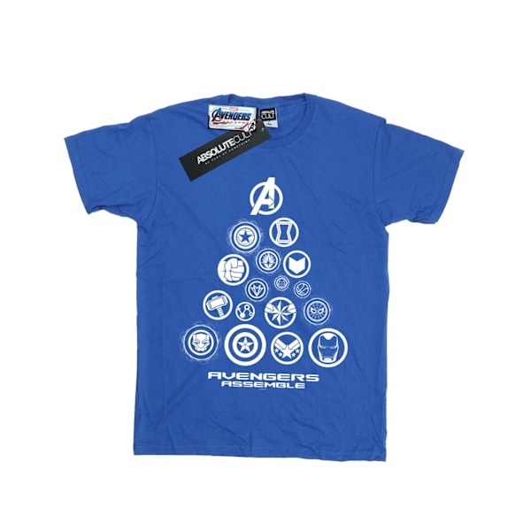 Marvel Boys Avengers Endgame Pyramid Icons T-shirt 5-6 år Ro Royal Blue 5-6 Years