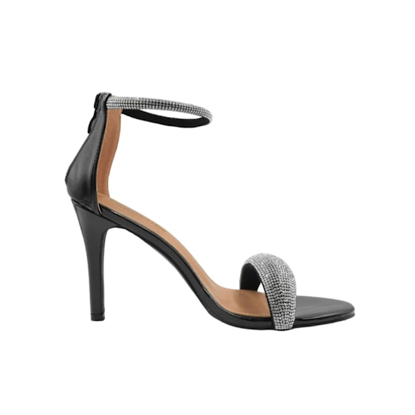 Where's That From Damskor/Dam Sabra Diamante Hög Klackar Black 7 UK