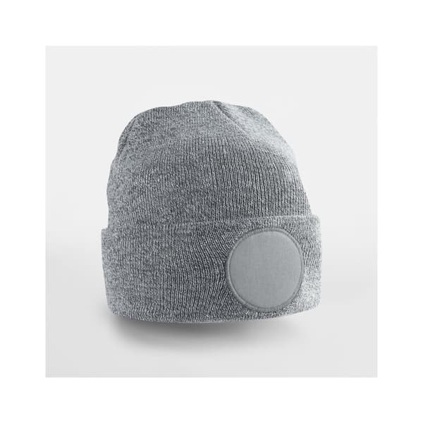 Beechfield Unisex Vuxen Patch Mössa En Storlek Heather Grey Heather Grey One Size