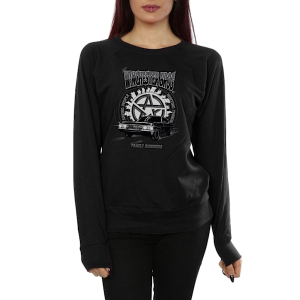 Supernatural Dam/Damer Winchester Bros Sweatshirt M Svart Black M