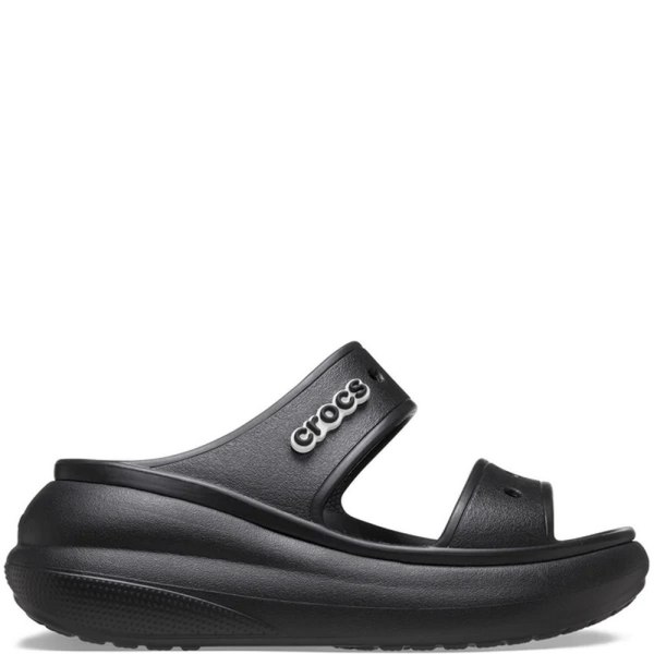 Crocs Unisex Adult Classic Crush Sandals 6 UK Black Black 6 UK