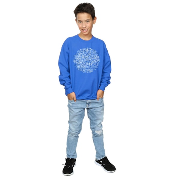 Star Wars Pojkar Jul Dödsstjärnan Sweatshirt 5-6 År Royal Royal Blue 5-6 Years