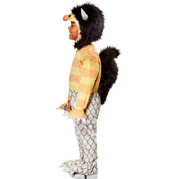 Where The Wild Things Are Childrens/Kids Carol Costume 4 Years Orange/Yellow/White 4 Years