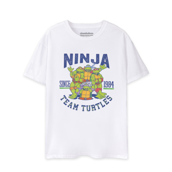 Teenage Mutant Ninja Turtles Mens 1984 Collegiate Kortärmad White S