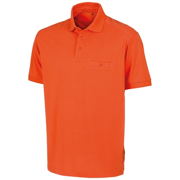 WORK-GUARD By Result Herr Apex Pique Poloskjorta 4XL Orange Orange 4XL