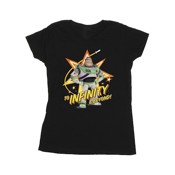 Disney Dam/Kvinnor Toy Story Buzz To Infinity Bomull T-shirt Black S