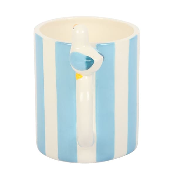 Something Different Mugg Mås 370ml En Storlek Vit/Himmelblå White/Sky Blue One Size