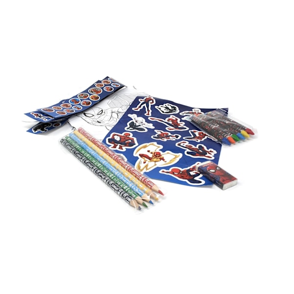 Spider-Man Jättejulkula & Brevpapper Set One Size Blu Blue/Red One Size