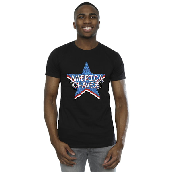 Marvel Doctor Strange America Chavez T-shirt 3XL Svart Black 3XL