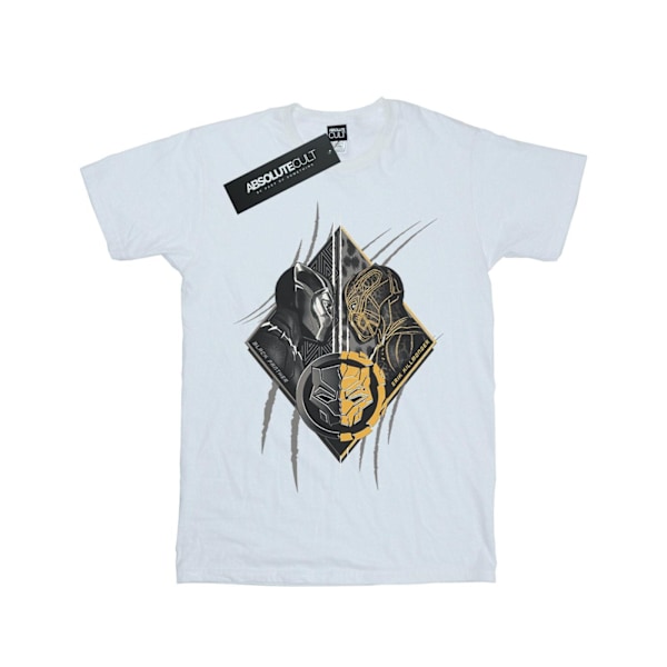 Marvel Boys Black Panther Vs Killmonger T-Shirt 9-11 År Vit White 9-11 Years