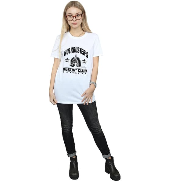 Marvel Dam/Dam Iron Man Hulkbuster´s Bustin´ Club Bomull White S