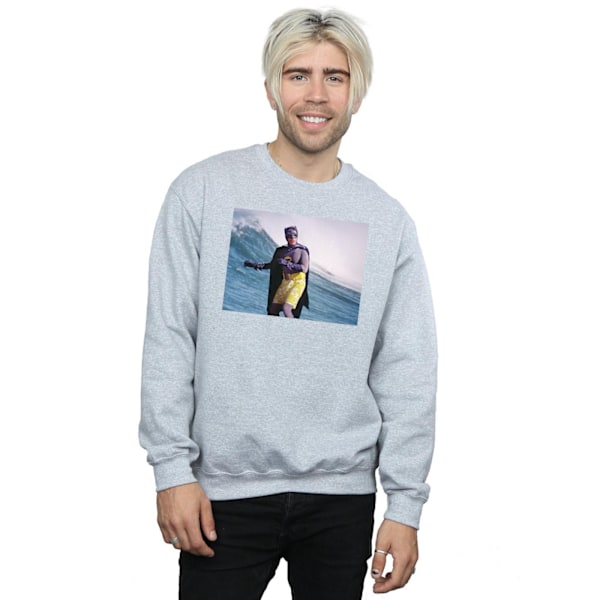 DC Comics Herr Batman TV-serie Surfing Still Sweatshirt 4XL Sp Sports Grey 4XL