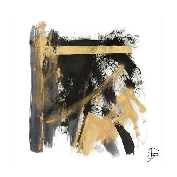 Joanna Srokol It Must Be Destiny Print 40cm x 40cm Svart/Gyllene Black/Golden Yellow 40cm x 40cm