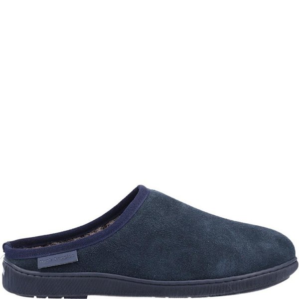 Hush Puppies herr Ashton mockasiner i mocka 6 UK marinblå Navy 6 UK